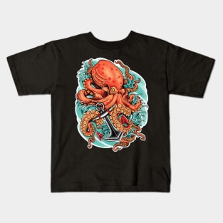 Giant Octopus Kids T-Shirt